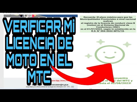 ¿Qué pasa si mi licencia no está registrada en el MTC?