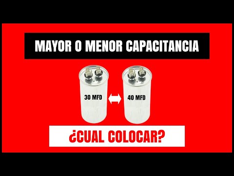 ¿Qué pasa si coloco un capacitor con mayor uF?