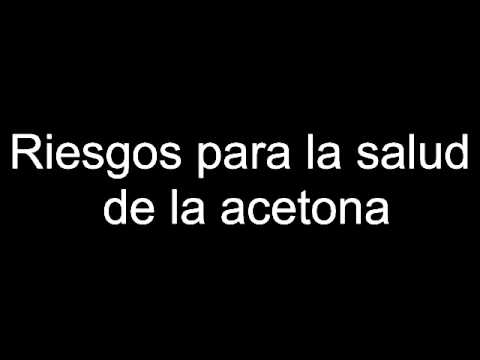 ¿Qué pasa si inhalas acetona?