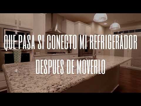 ¿Qué pasa si conecto un refrigerador después de moverlo?