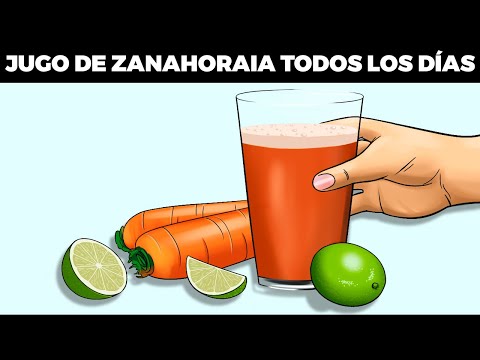 ¿Qué pasa si tomo jugo de zanahoria diario?