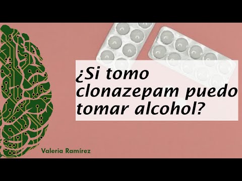 ¿Qué pasa si combino clonazepam y alcohol?