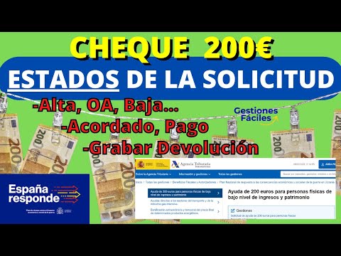 ¿Qué pasa si solicita la ayuda de 200 euros en alta?