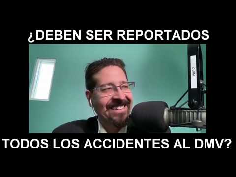 ¿Qué pasa si no reporto un accidente al DMV?