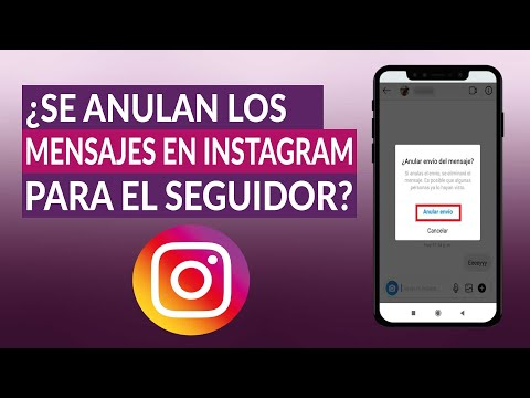 ¿Qué pasa si anulas un mensaje en Instagram?