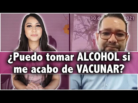 ¿Qué pasa si se bebe alcohol después de recibir la vacuna Pfizer?