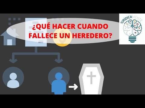 ¿Qué pasa si el heredero muere antes que el testador?