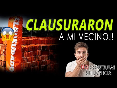 ¿Qué pasa si clausuran una obra en construcción?