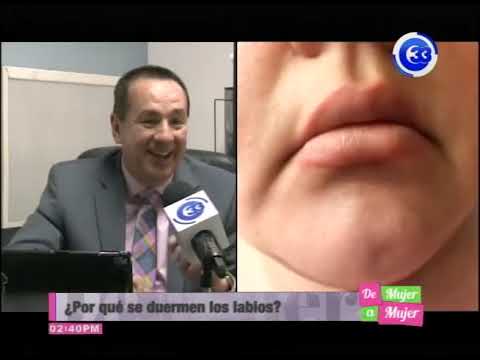 ¿Qué pasa si tus labios se adormecen?