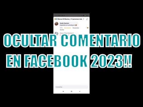 ¿Qué pasa si oculto un comentario en Facebook?