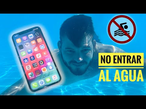 ¿Qué pasa si sumerjo mi iPhone XS en agua?