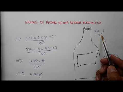 ¿Qué pasa si consumes 0.75 gramos de alcohol?