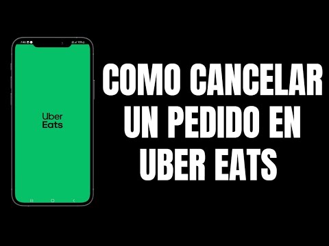 ¿Qué pasa si cancelo un pedido en Uber Eats?