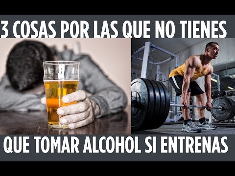 ¿Qué pasa si combino el alcohol con el gimnasio?