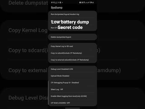 ¿Qué pasa si activo el low battery dump?