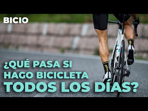 ¿Qué pasa si hago bicicleta todos los días?