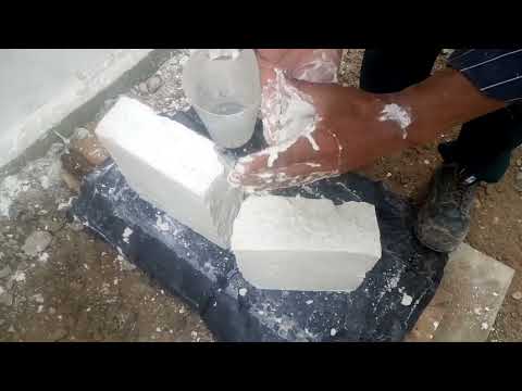 ¿Qué pasa si mezclas cemento y yeso?