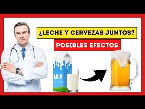 ¿Qué pasa si mezclas cerveza y leche?