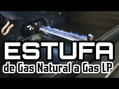 ¿Qué pasa si conecto una estufa de gas natural a gas LP?