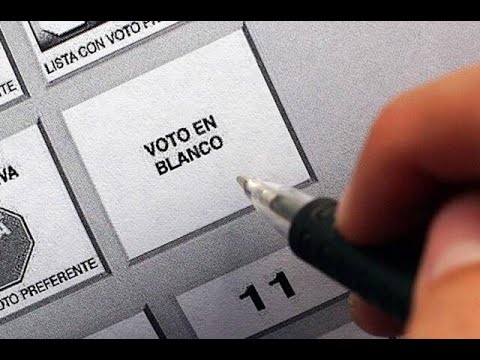 ¿Qué pasa si el voto en blanco gana?