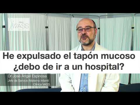 ¿Qué pasa si expulsas el tapón mucoso?