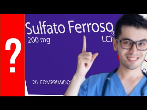 ¿Qué pasa si tomo sulfato ferroso?