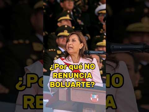 ¿Qué pasa si Dina Boluarte renuncia?