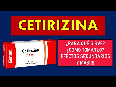 ¿Qué pasa si tomo 20 mg de cetirizina?