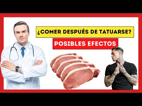 ¿Qué pasa si como como puerco después de tatuarme?