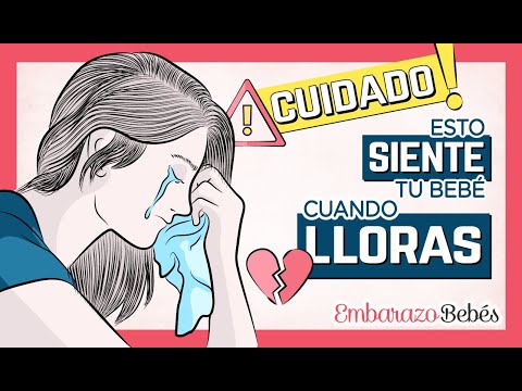 ¿Qué pasa si lloro mucho durante el embarazo?