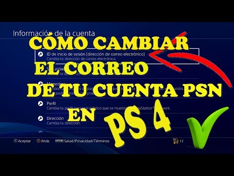 ¿Qué pasa si cambio el correo de mi PS4?