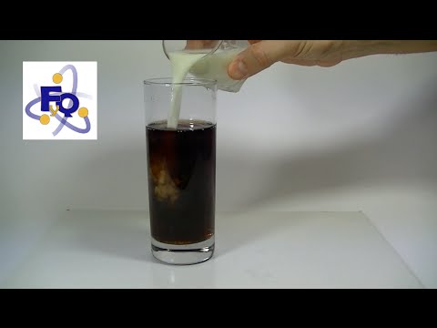 ¿Qué pasa si mezclas Coca Cola con leche?
