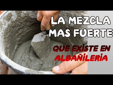 ¿Qué pasa si mezclo cemento con agua pero sin arena?