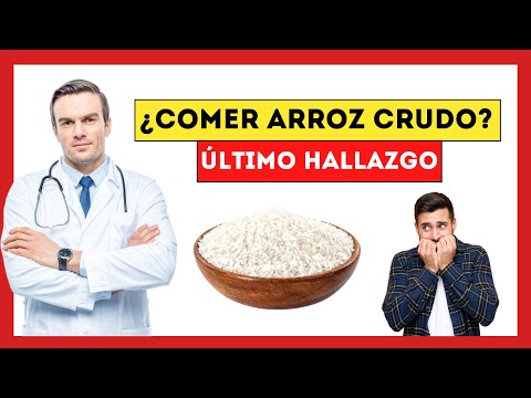 ¿Qué pasa si consumes arroz crudo?