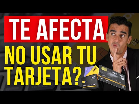 ¿Qué pasa si no utilizo mi tarjeta de crédito?