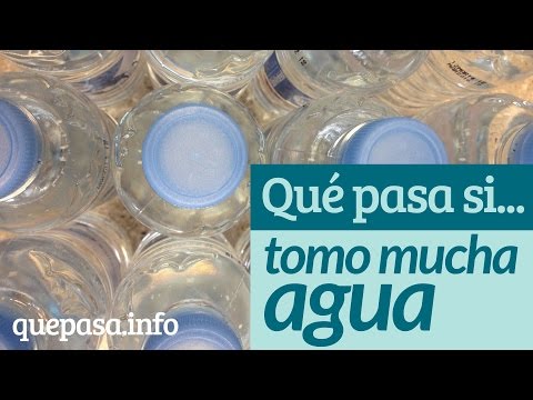 ¿Qué pasa si tomo mucha agua?