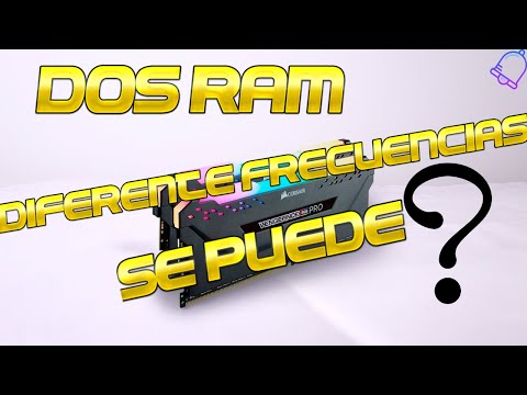 ¿Qué pasa si uso 2 RAM de diferentes MHz?