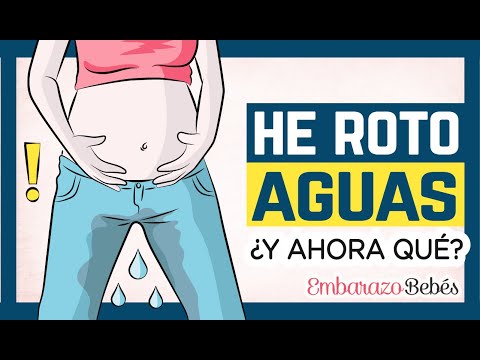 ¿Qué pasa si rompo aguas y no me entero?