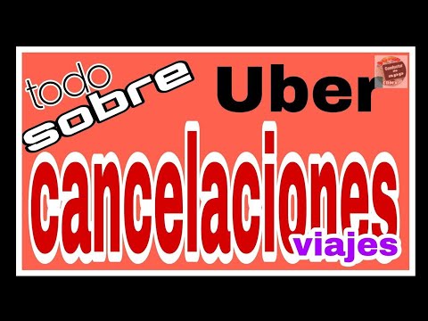 ¿Qué pasa si un conductor de Uber cancela el viaje?