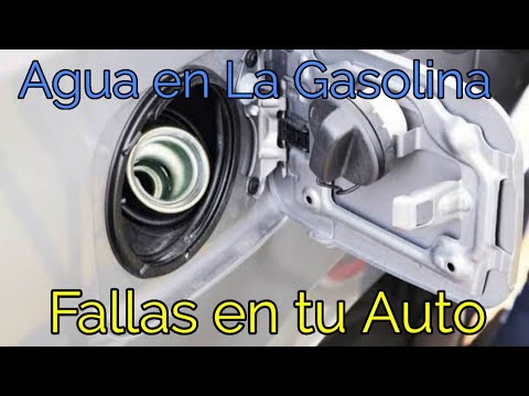 ¿Qué pasa si entra agua en el tanque de gasolina?