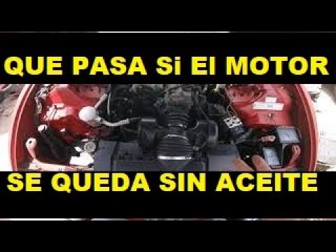 ¿Qué pasa si el coche se queda sin aceite?