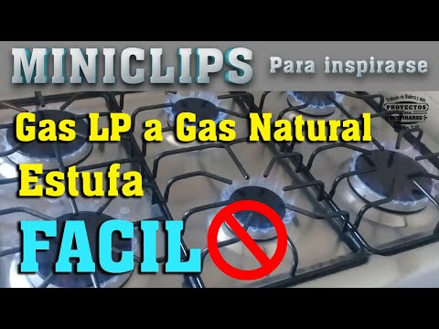 ¿Qué pasa si uso gas LP en una estufa de gas natural?