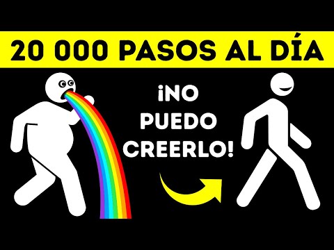 ¿Qué pasa si camino 20 km diarios?