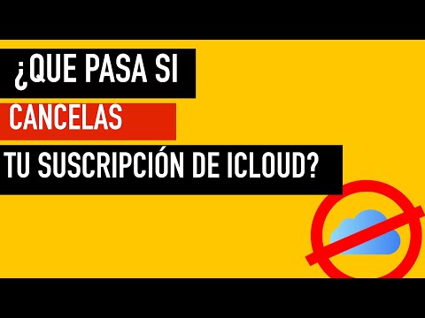 ¿Qué pasa si cancelo mi suscripción a iCloud?