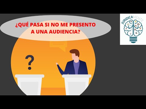 ¿Qué pasa si el demandante no se presenta a la audiencia?