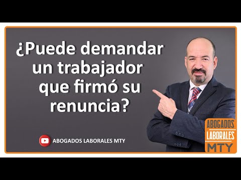 ¿Qué pasa si te obligan a firmar tu renuncia?