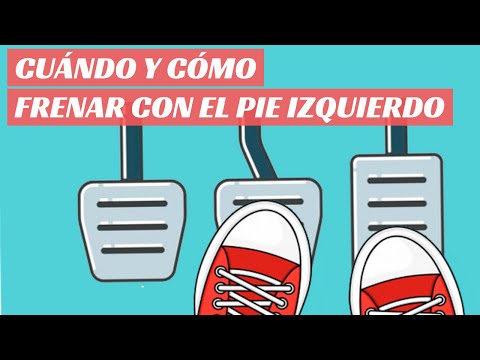 ¿Qué pasa si frenas con el pie izquierdo al conducir?