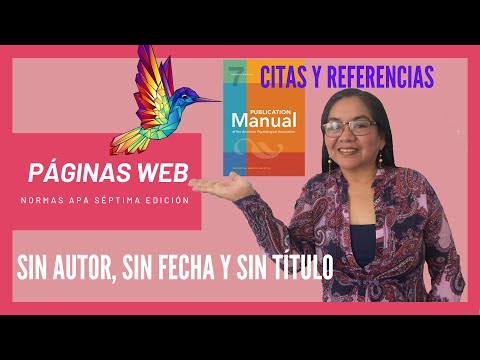 ¿Qué pasa si una página web no tiene autor?