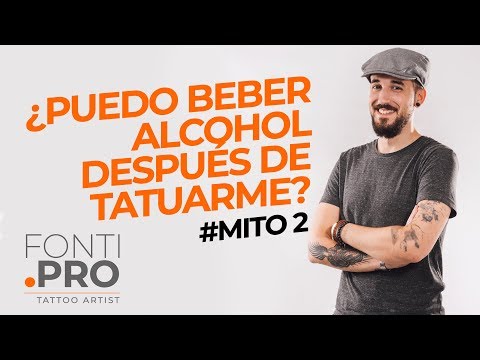 ¿Qué pasa si me hago un tatuaje y luego bebo alcohol?