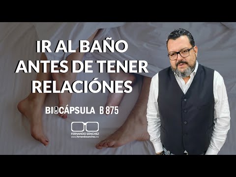 ¿Qué pasa si un hombre orina antes de tener relaciones?